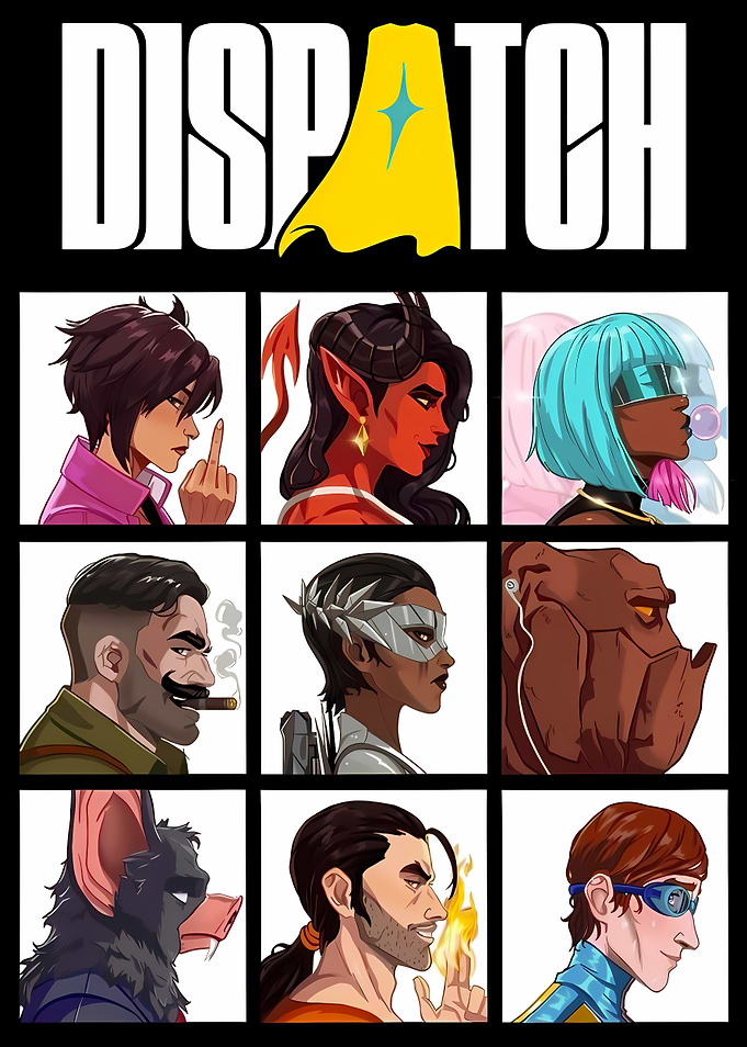 Dispatch Character Grid