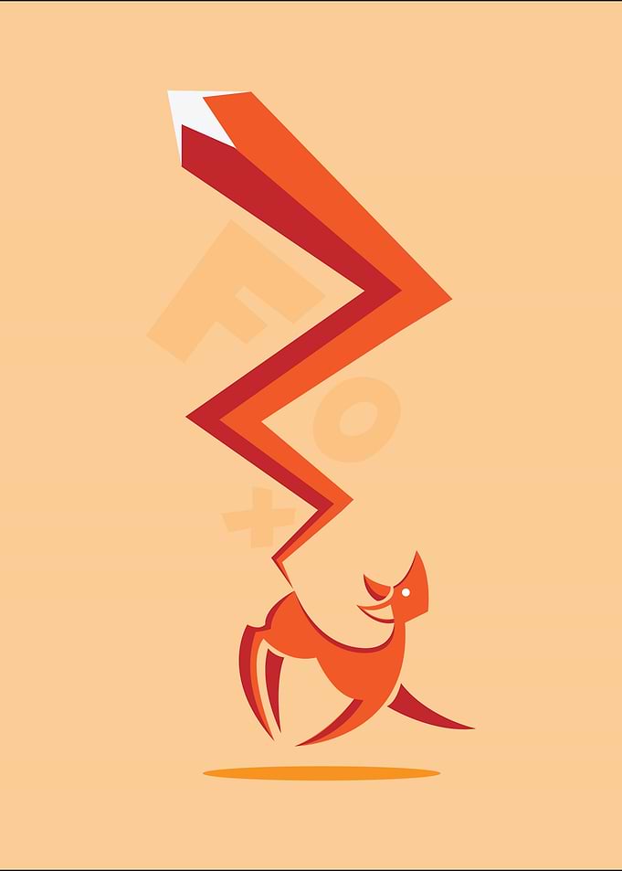 Geometric Fox Design