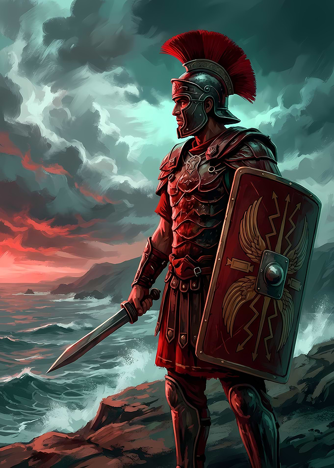 Roman Legionary on the Coast