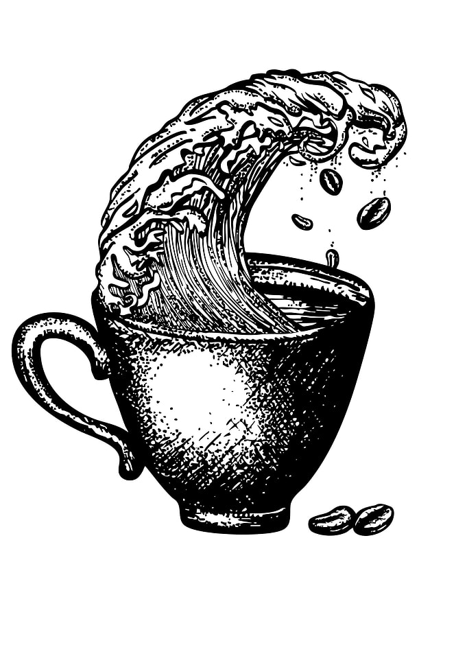 Coffee Wave in a Cup
