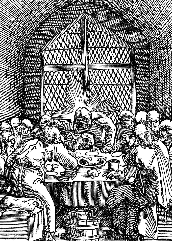 The Last Supper Engraving
