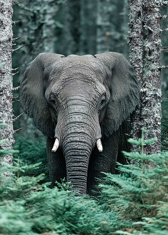 Elephant in the Forest