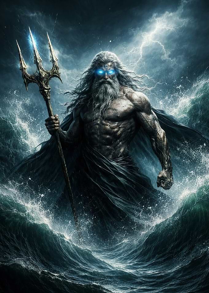 Poseidon Storm Of The Sea