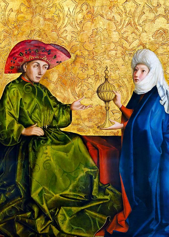 King Solomon and Queen of Sheba Painting