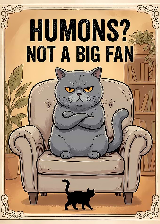 Grumpy Cat on Chair