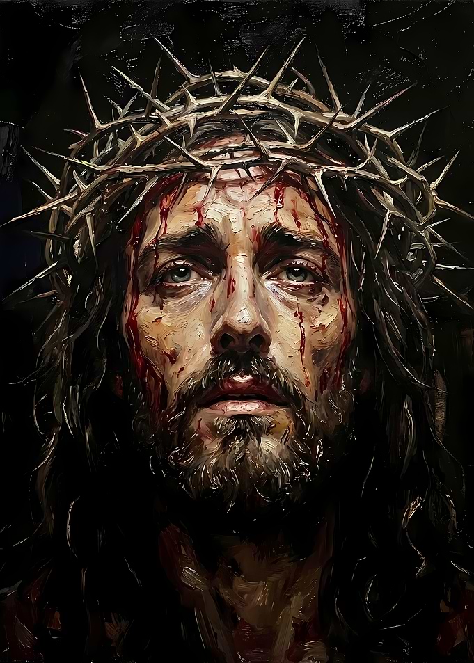 Jesus Christ with Crown of Thorns