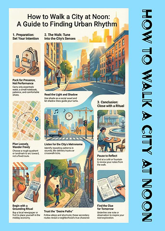 How to Walk a City at Noon