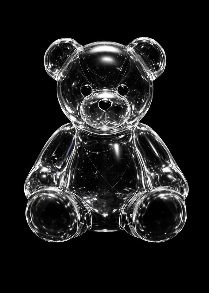 Glass Teddy Bear