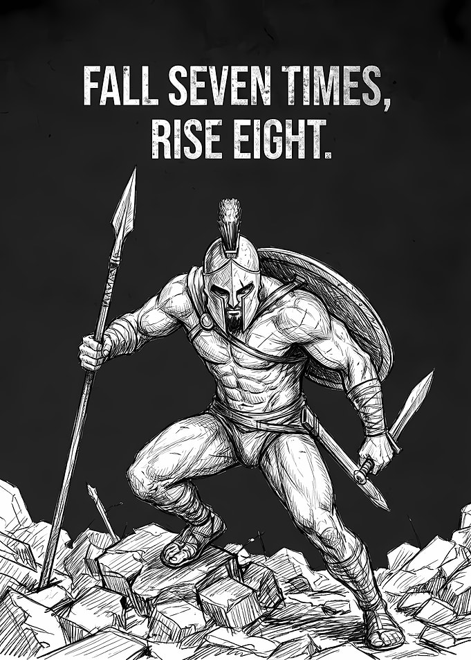 Spartan Warrior: Fall Seven Times