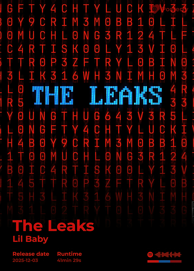 Lil Baby - The Leaks Poster
