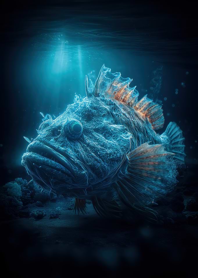 Deep Sea Fish Portrait