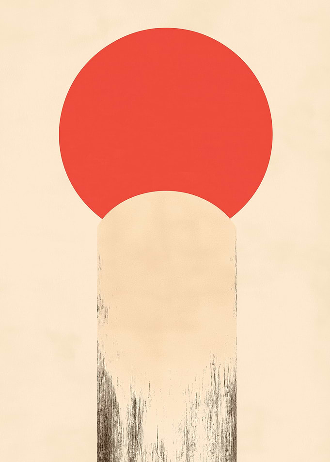Minimalist Matchstick Illustration