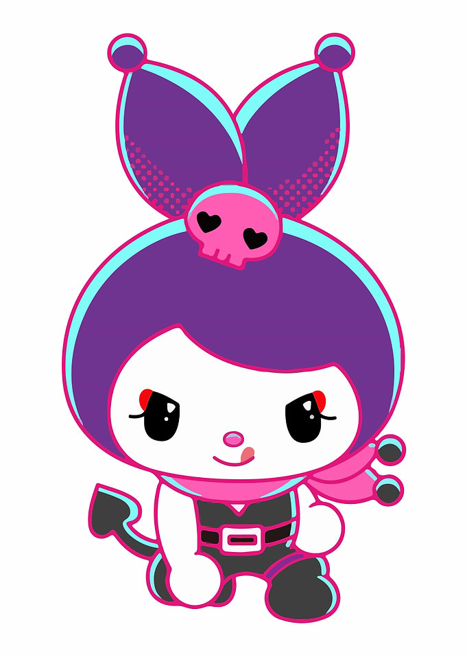 Kuromi Cartoon Character Illustration