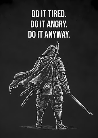 Samurai Motivation: Do It Anyway