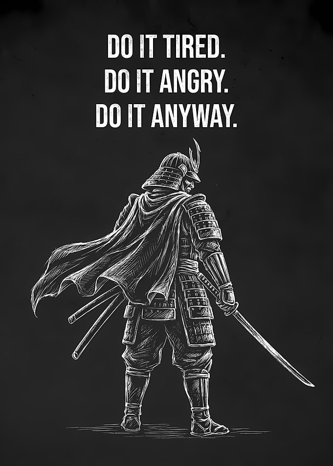 Samurai Motivation: Do It Anyway