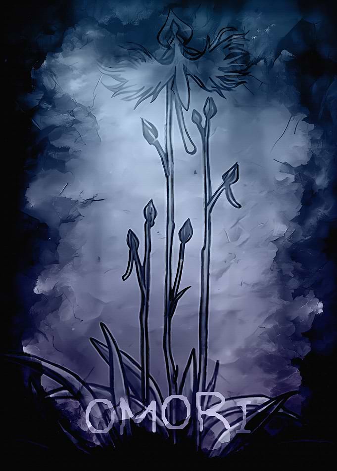 Omori flower digital art