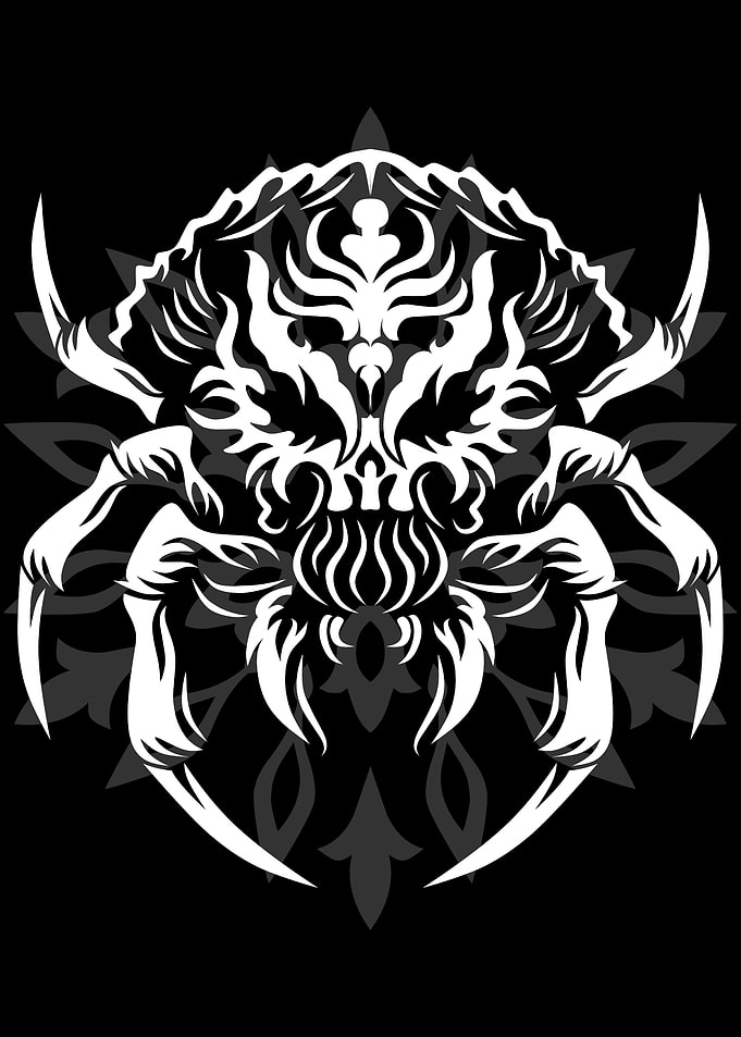Stylized Crab Illustration