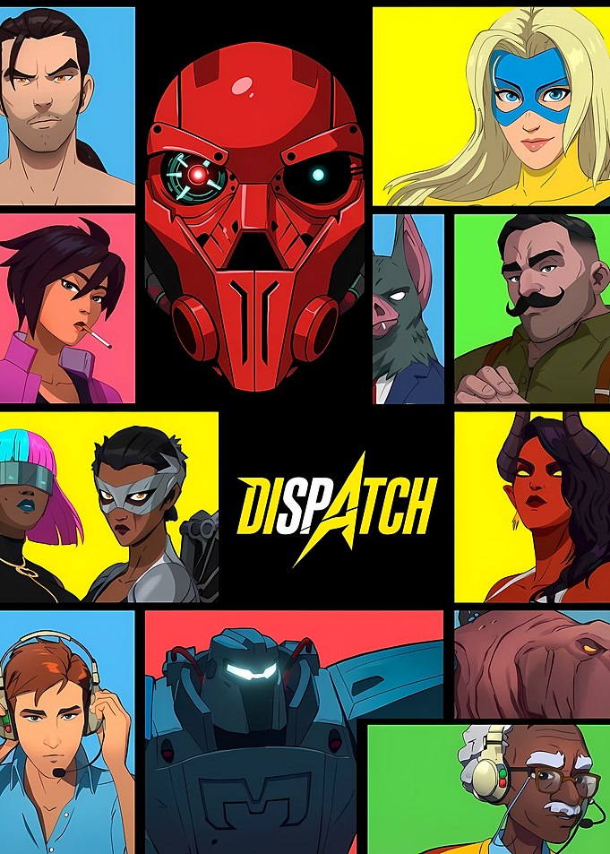 Dispatch Character Collage
