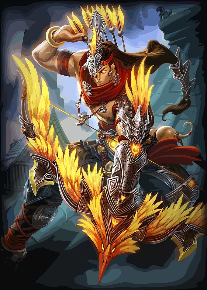 Archer with Phoenix Bow