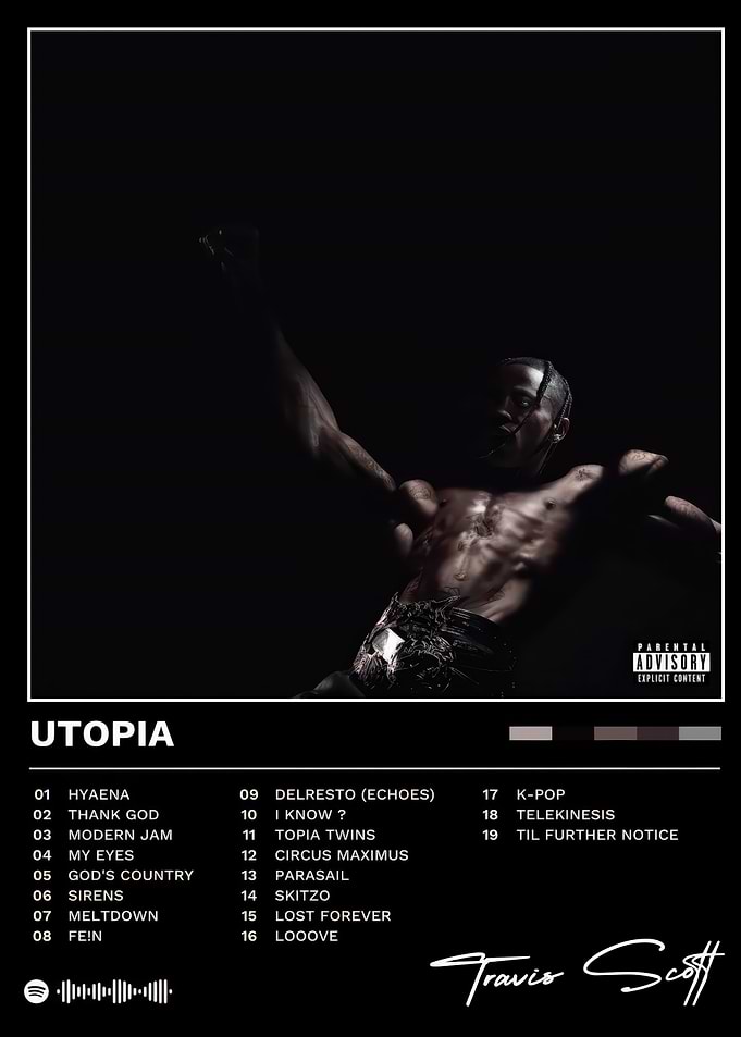 Travis Scott Utopia Album Cover