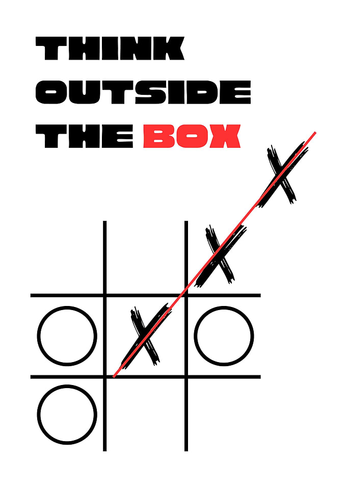 Think Outside the Box Tic-Tac-Toe