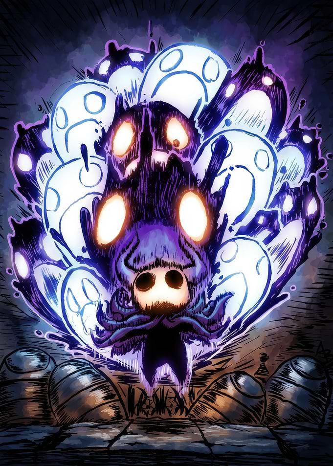Hollow Knight Shade Soul Spell Art