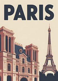 Paris cityscape with Eiffel Tower