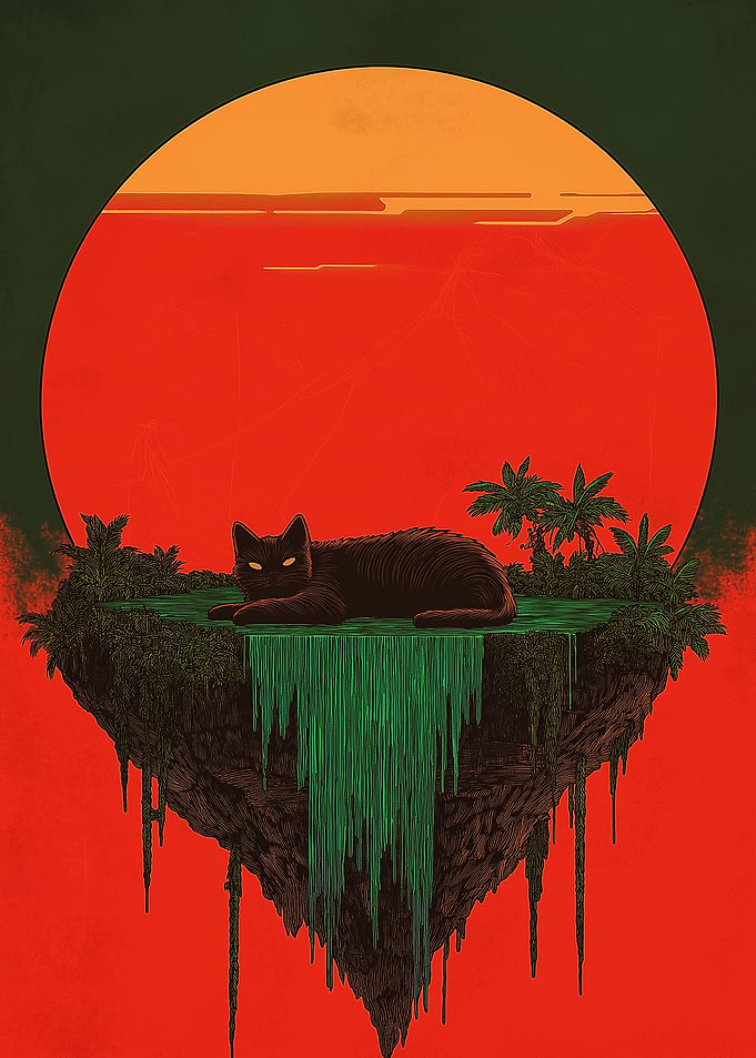 Floating Island Cat