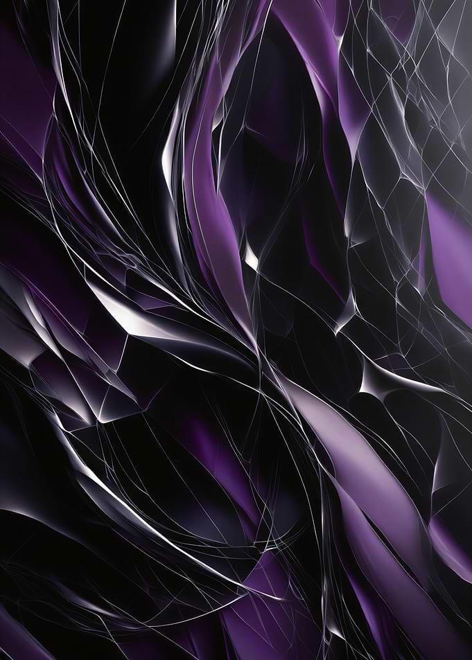 Abstract Purple and Black Design