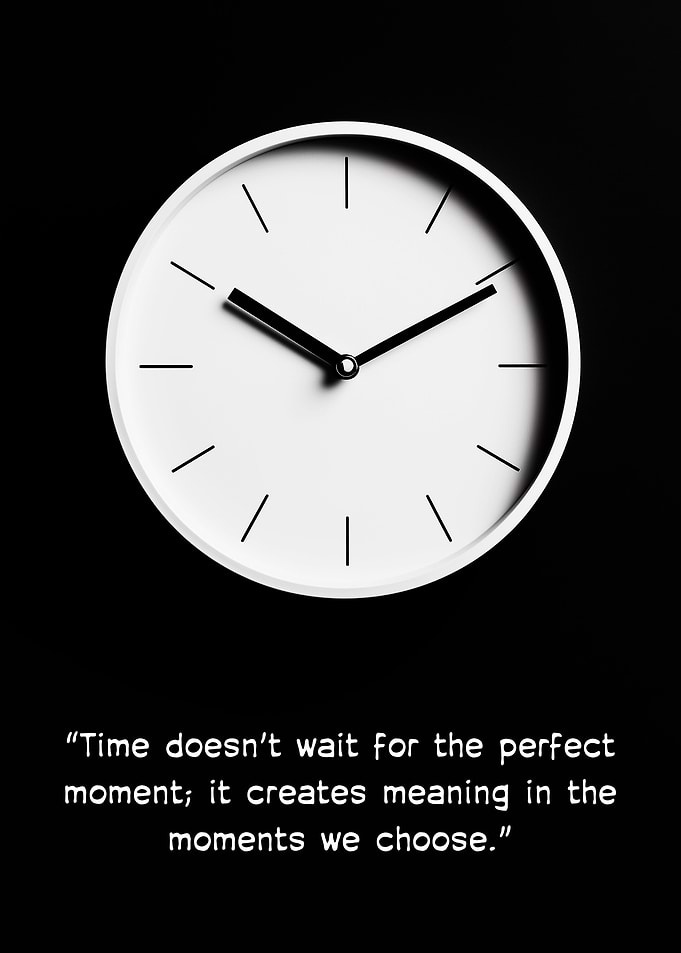 Time Creates Meaning Clock