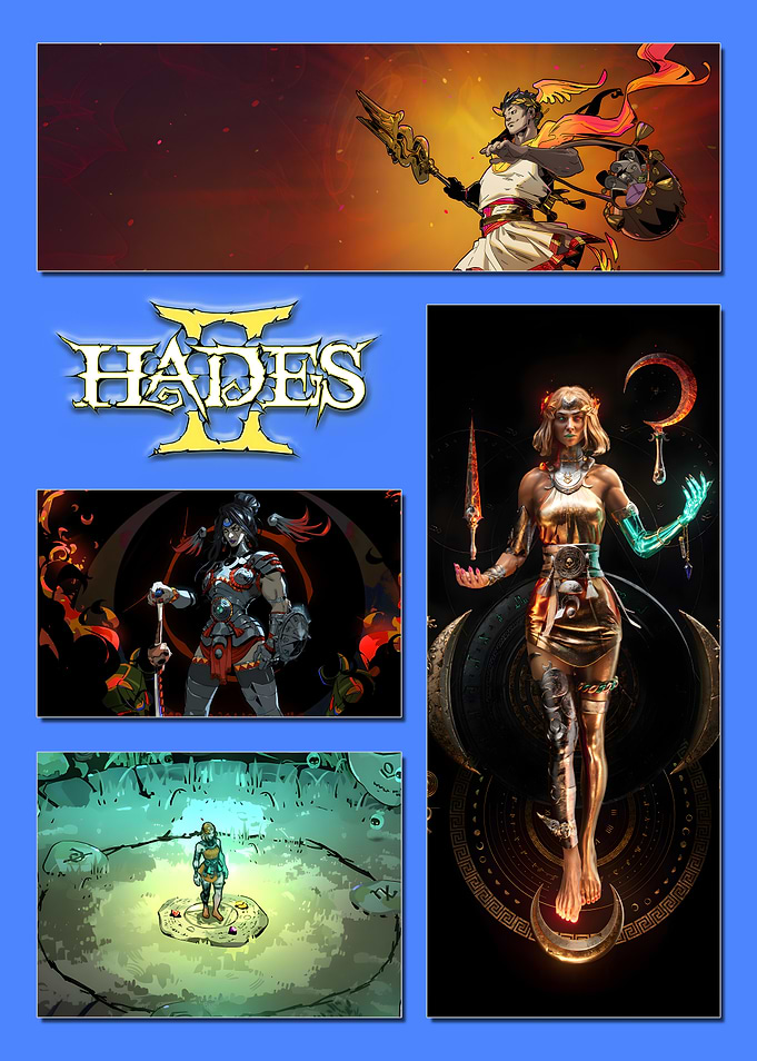 Hades II Game Characters Collage