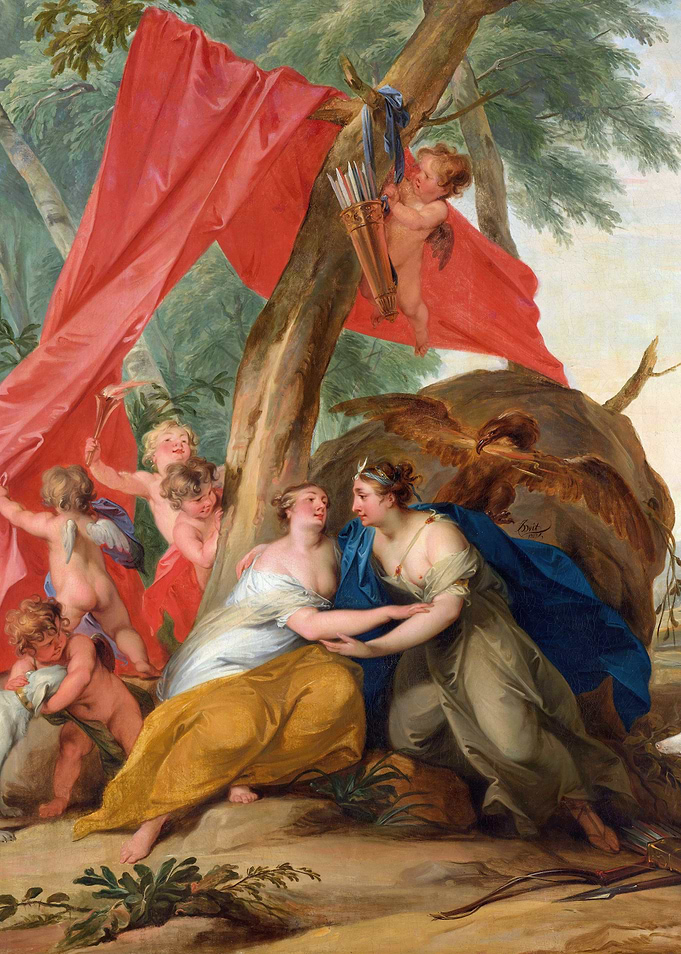 Diana and Callisto Painting