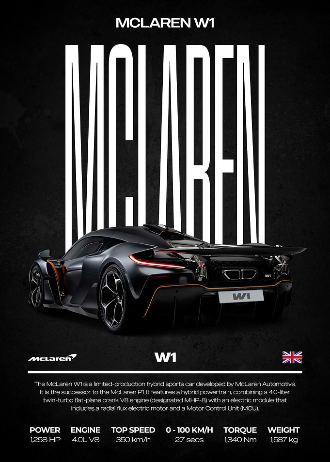 McLaren W1 Hybrid Sports Car