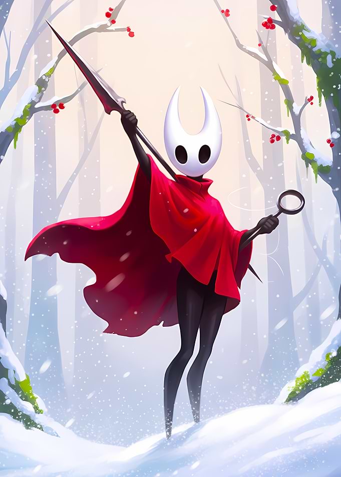 Hornet in Snowy Forest