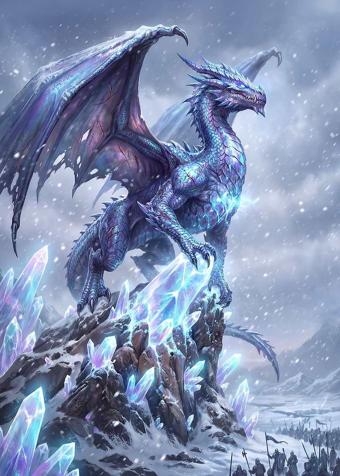 Icy Dragon on Crystal Peak