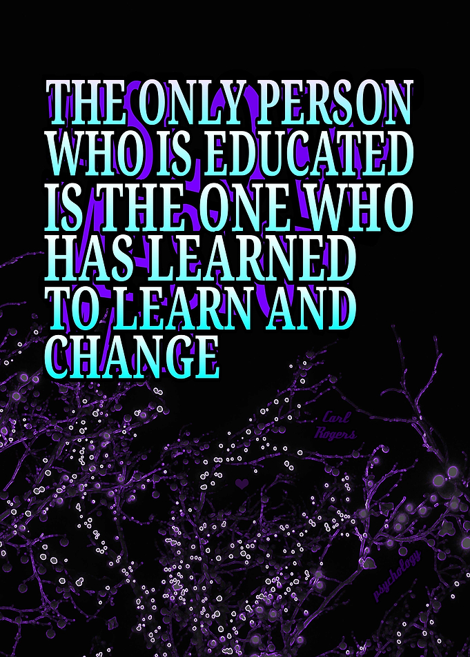 Education and Change Quote Art