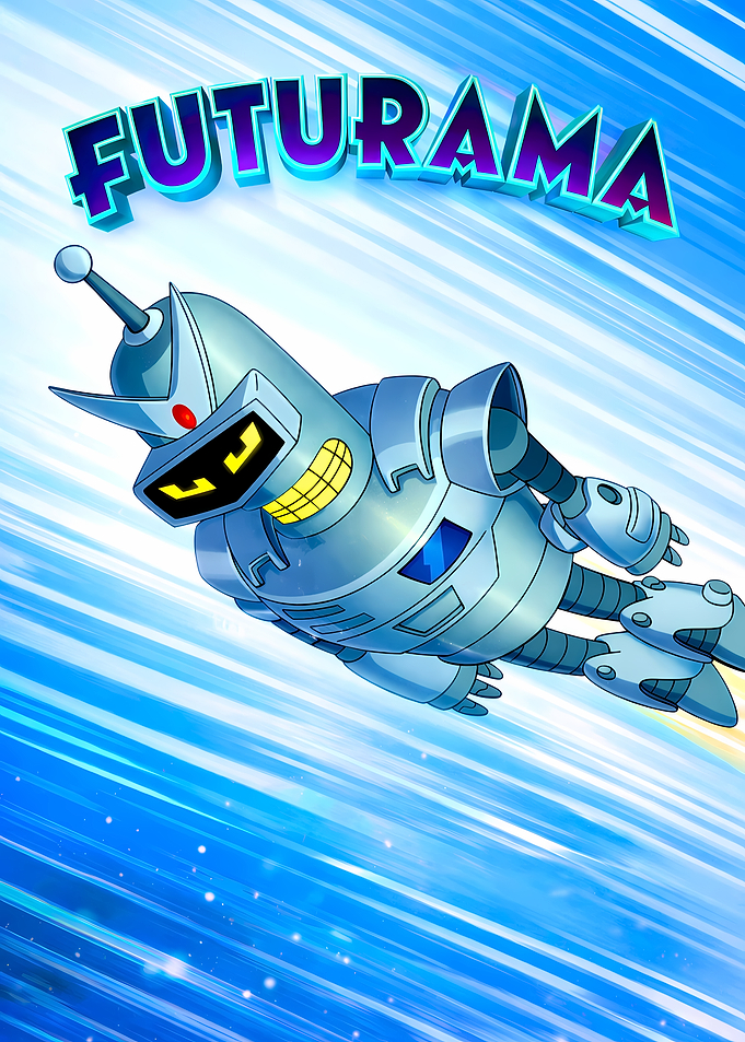 Futurama Bender Flying