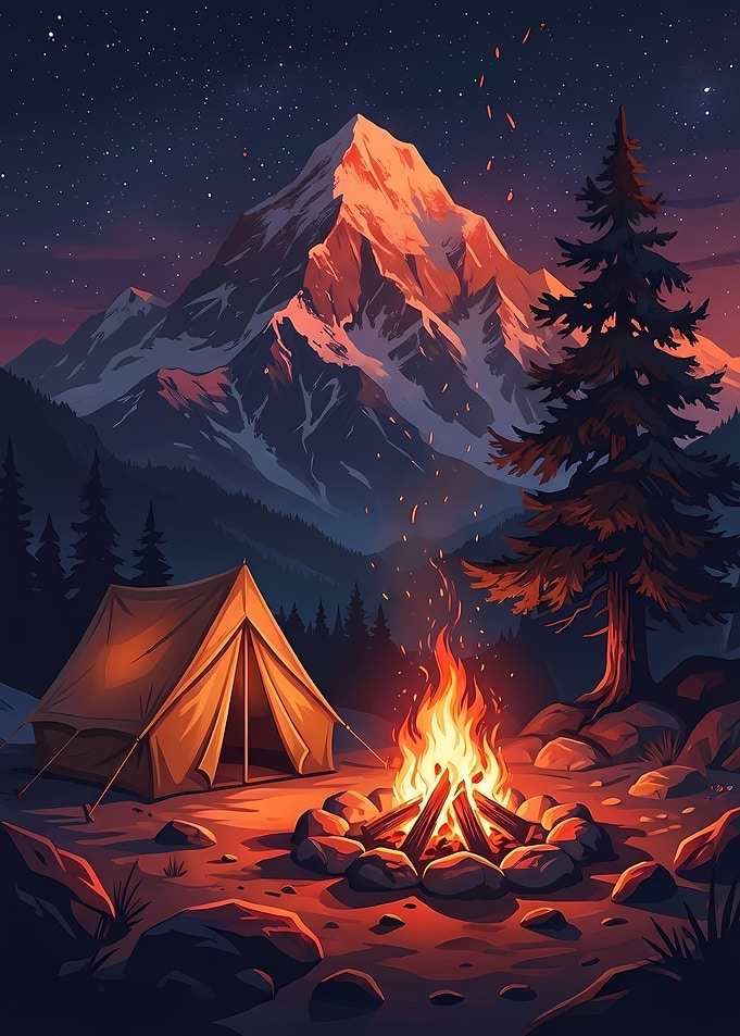 Camping Under the Stars