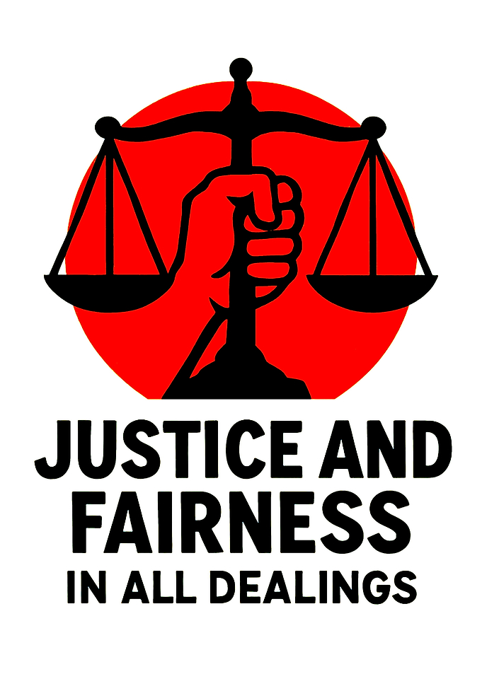 Justice and Fairness in All Dealings