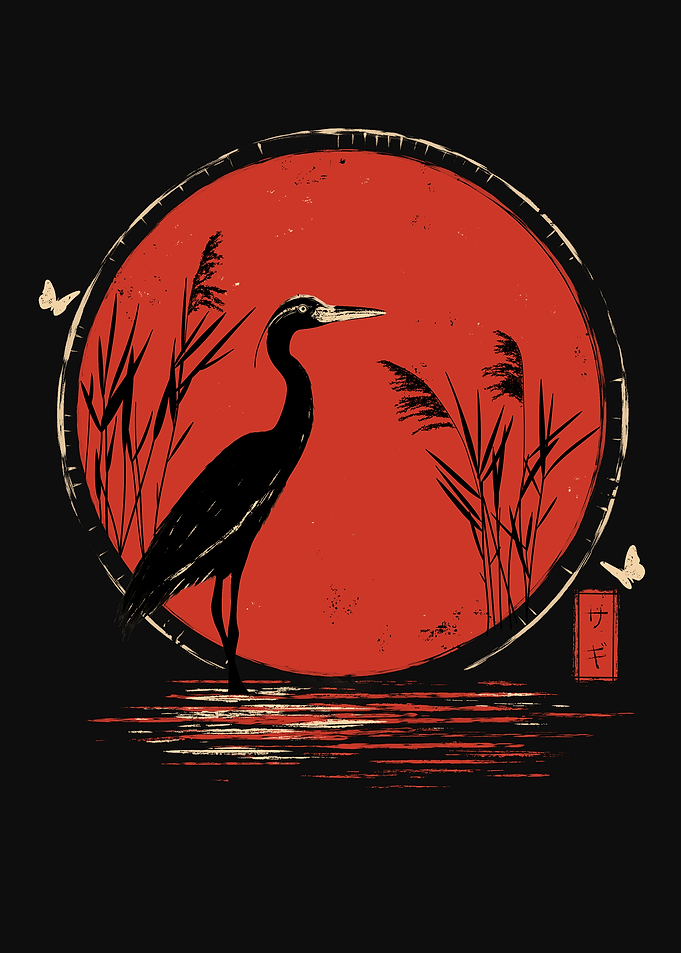 Japanese Crane Art