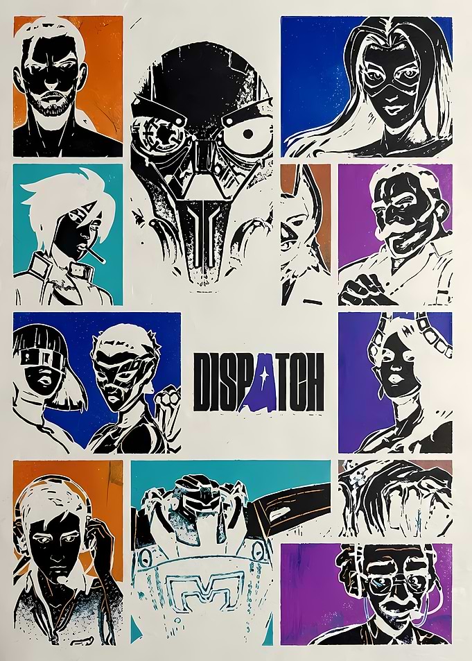 Dispatch Character Collage