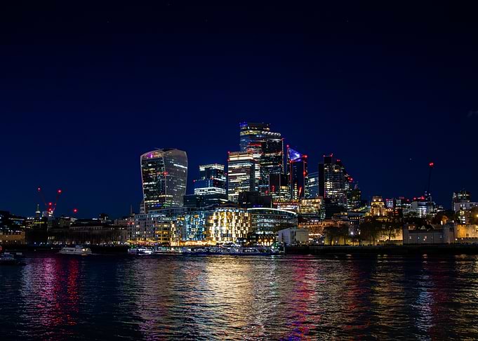 London Cityscape at Night