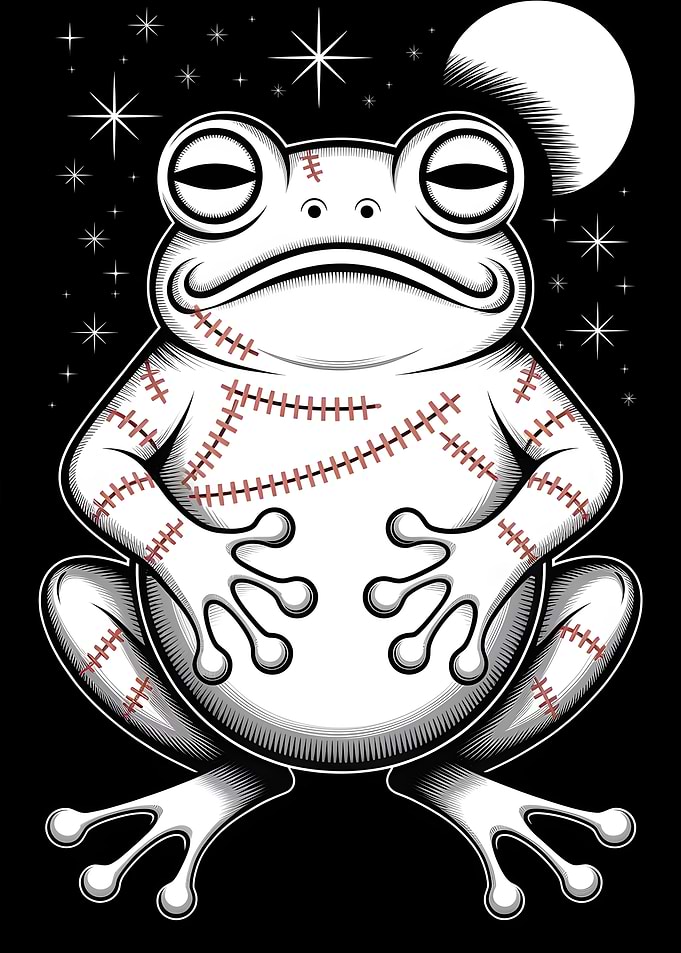 Stitches Frog