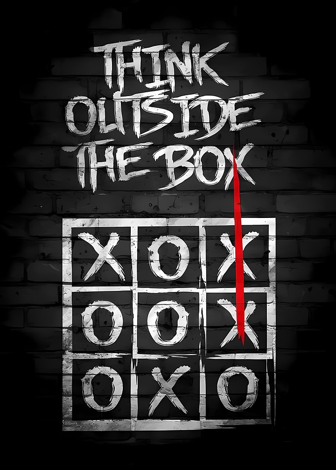 Think Outside the Box Tic-Tac-Toe