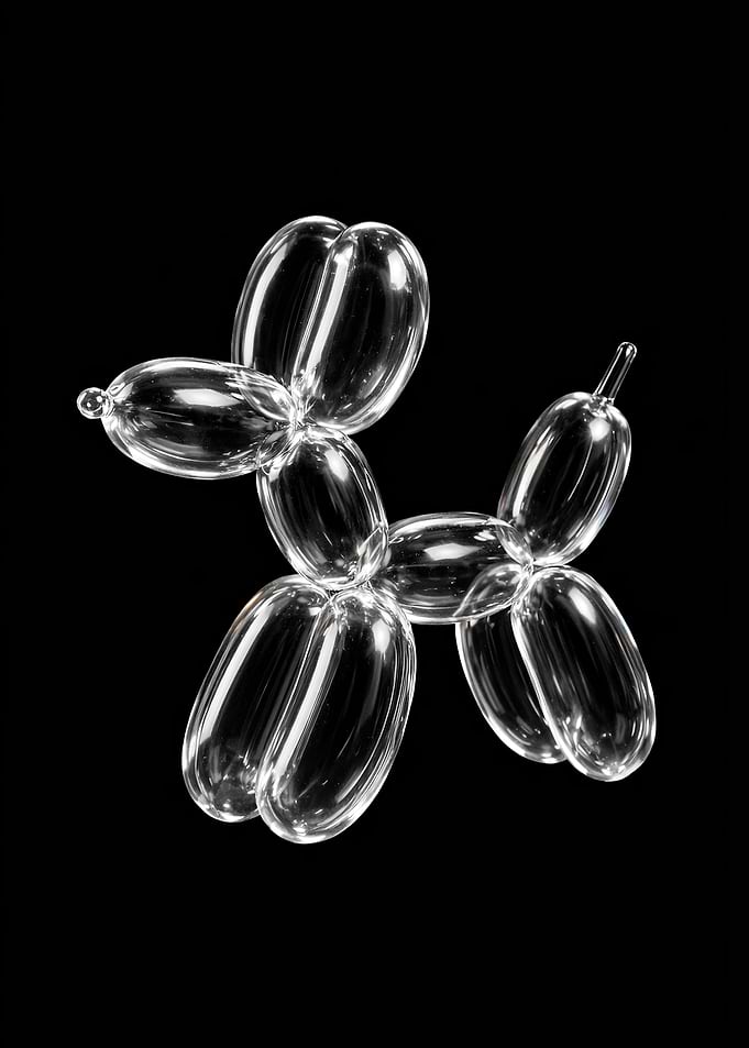 Glass Balloon Dog