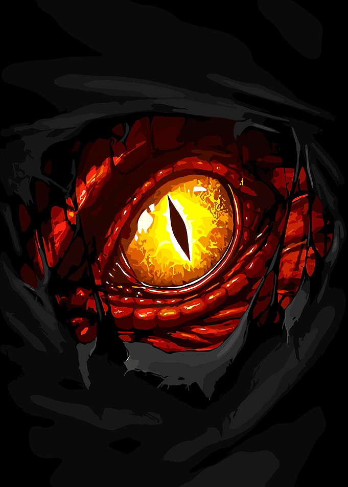 Dragon Eye Close-Up