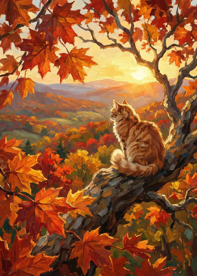 Golden Autumn Watcher
