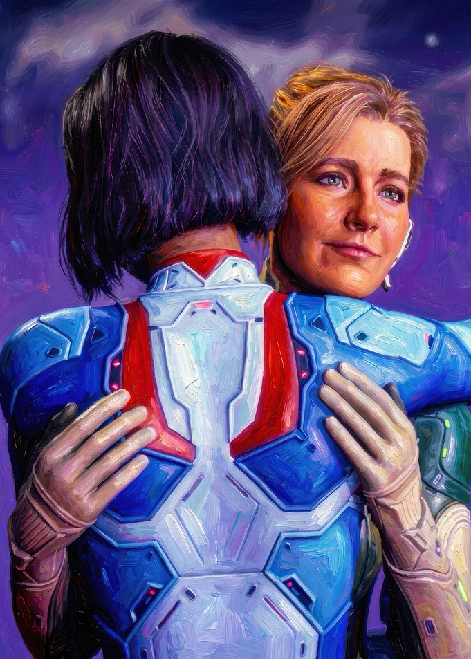 Split fiction Painting art