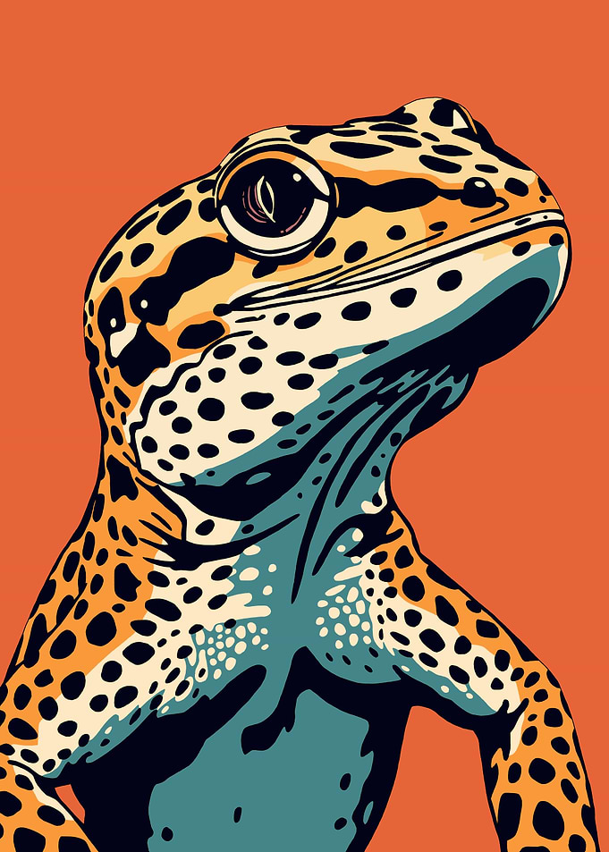 Leopard Gecko Portrait