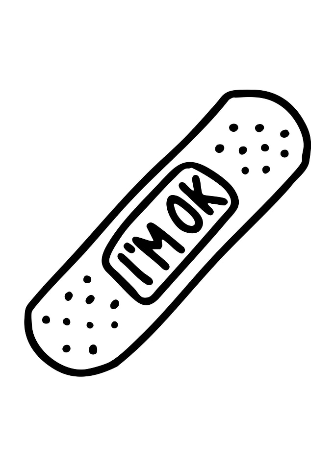 I'm OK Bandage